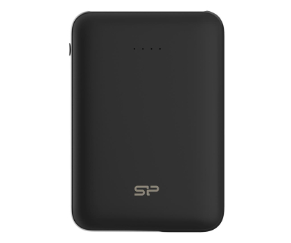 Powerbank SILICON POWER C100 USB 10000 mAh mini czarny SP10KMAPBK100CPK